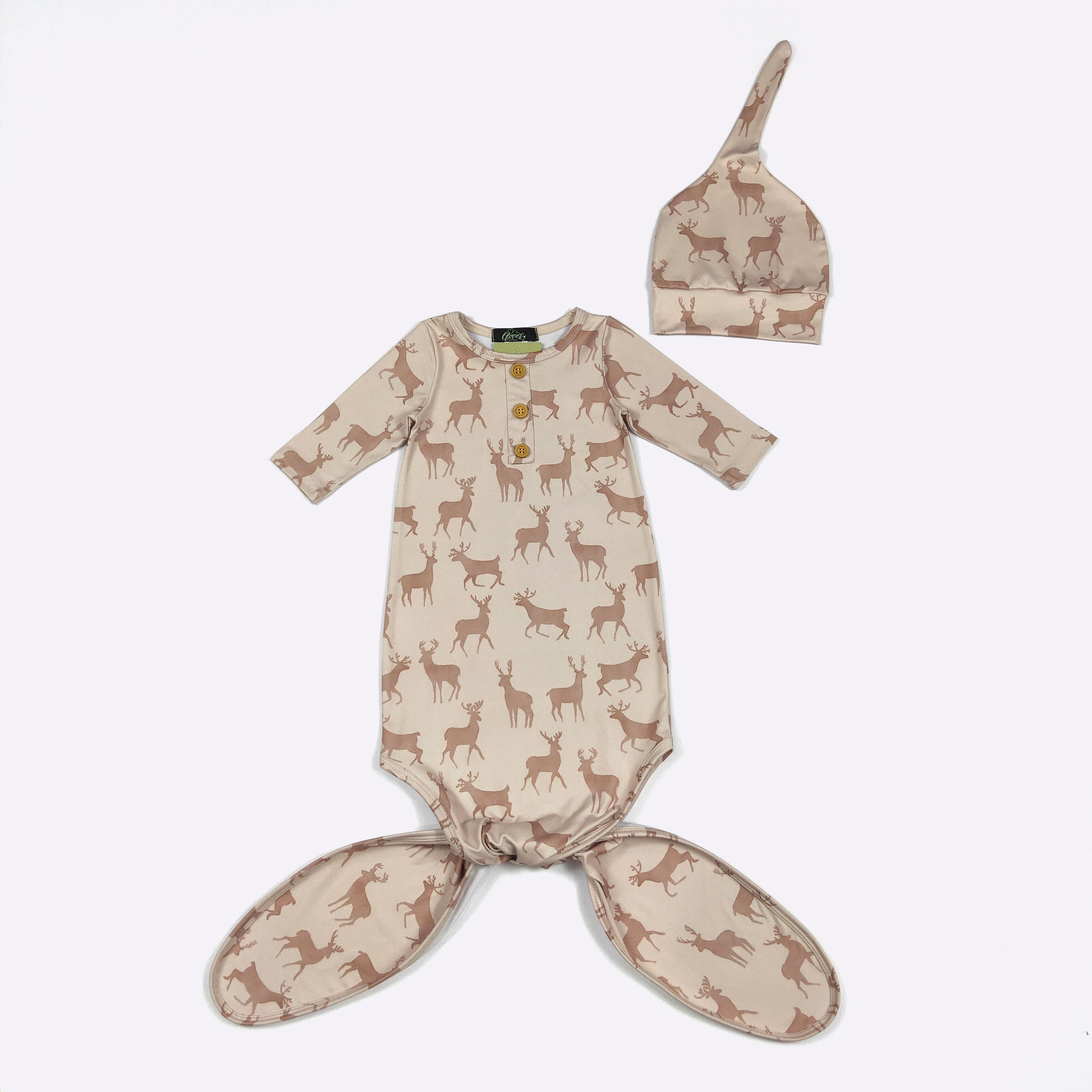 Deer Baby Knotted Gown CC