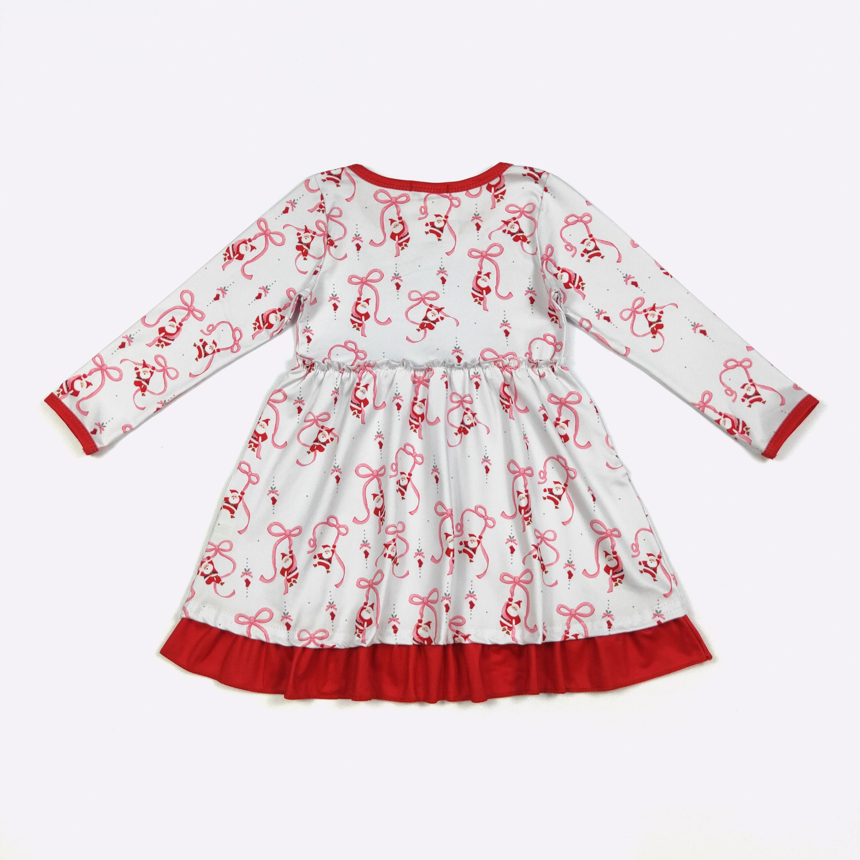 Ribbon Santa Girls Dress CC