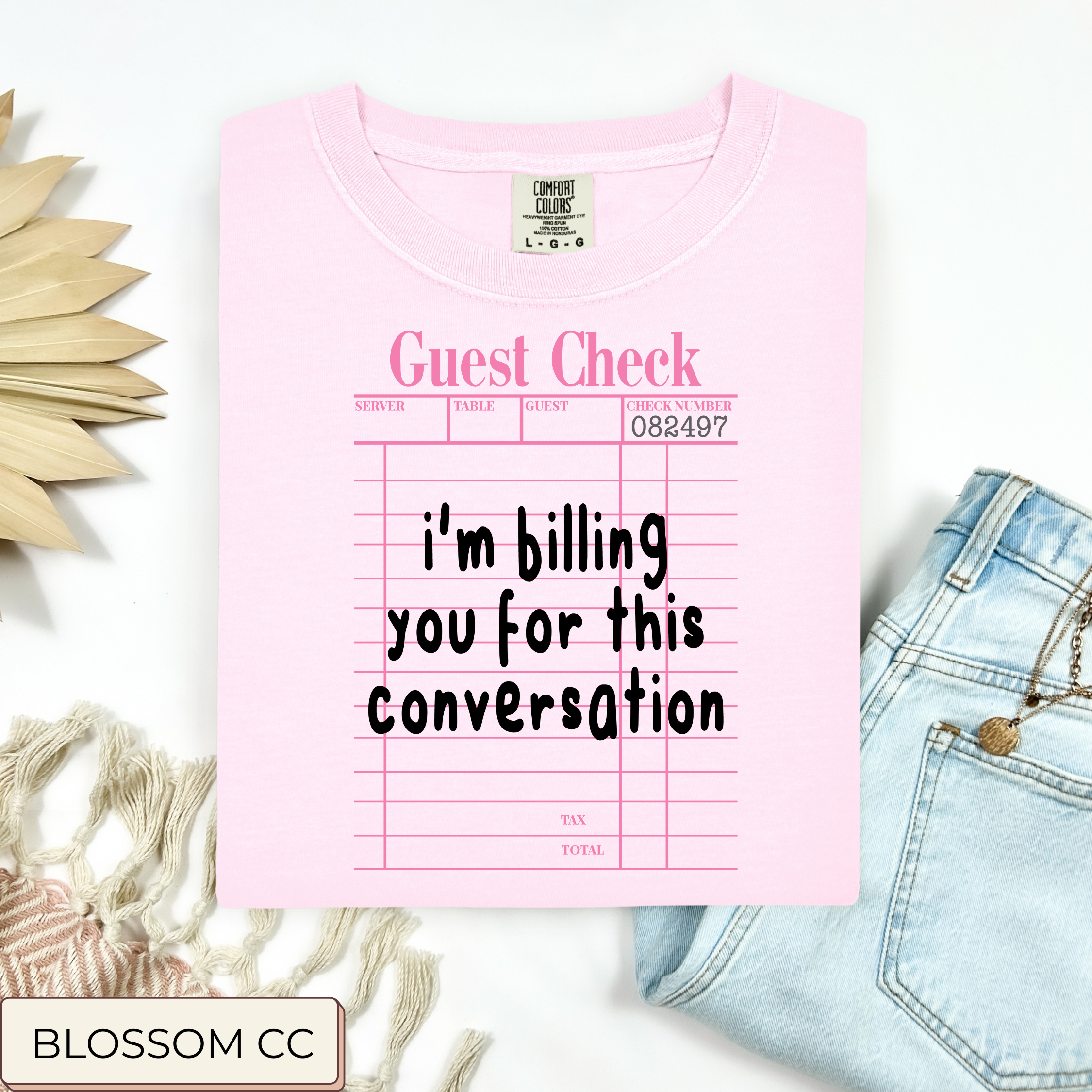 Guest Check Conversation Tee.