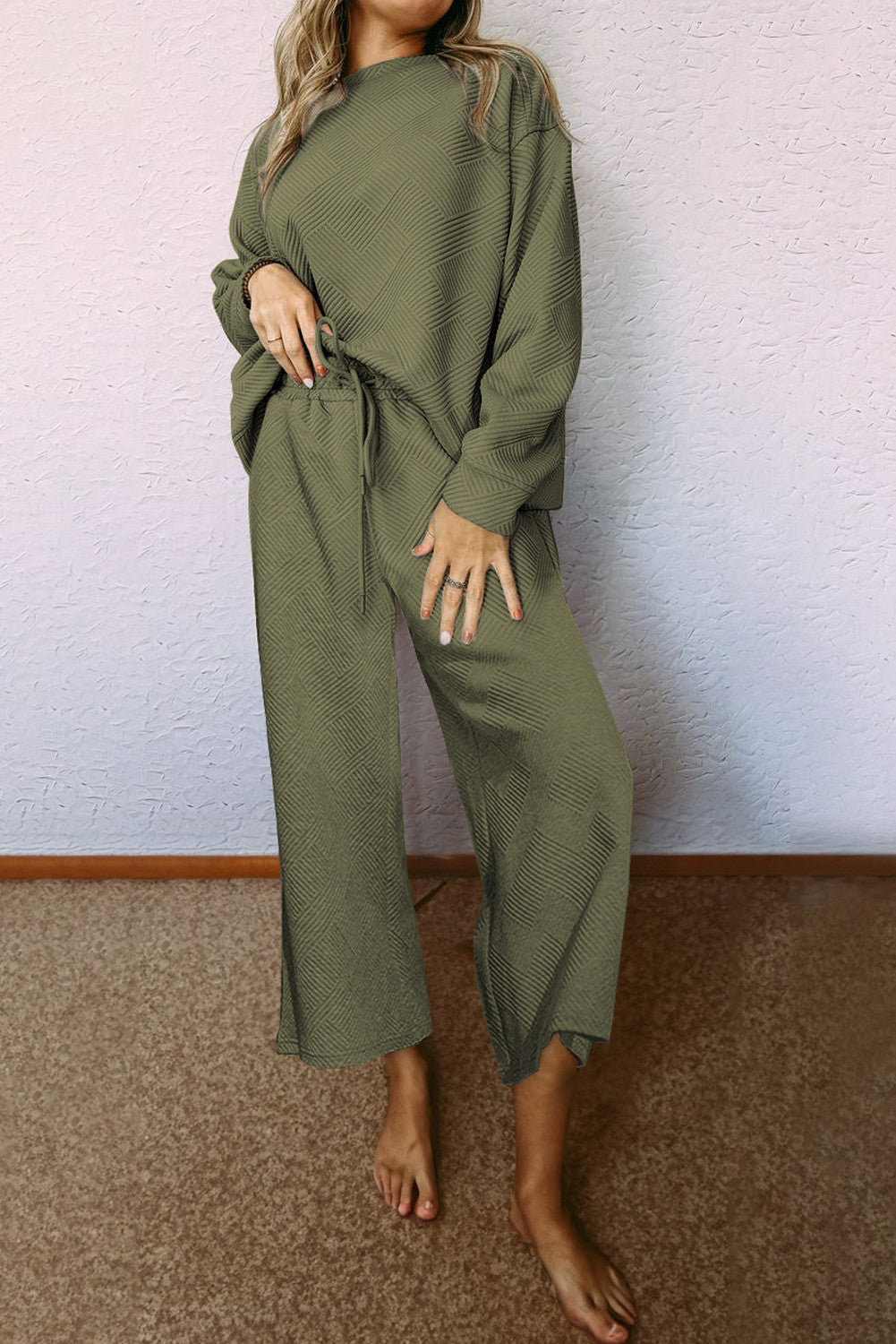 Olive Slouchy Set FB