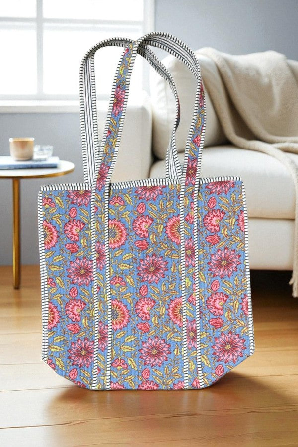 SC - September Haze Floral Tote Bag