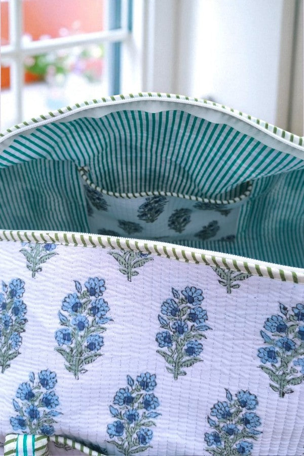 SC - Blue You Away Floral Duffle Bag
