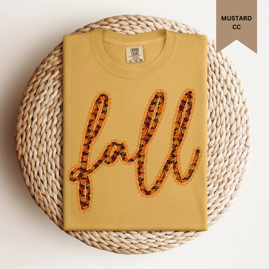 Fall Floral Boho Tee.
