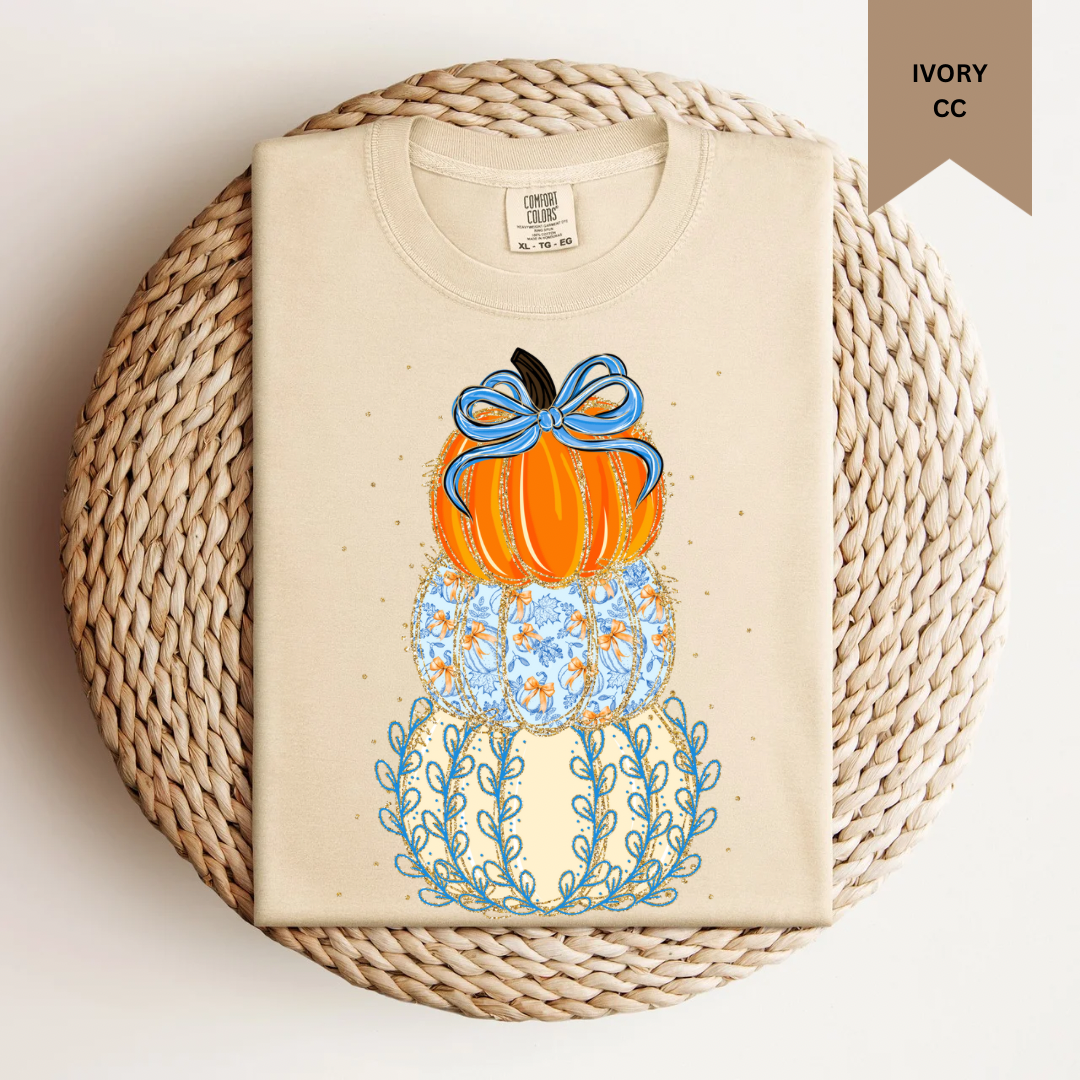 Pumpkins Floral Tee.