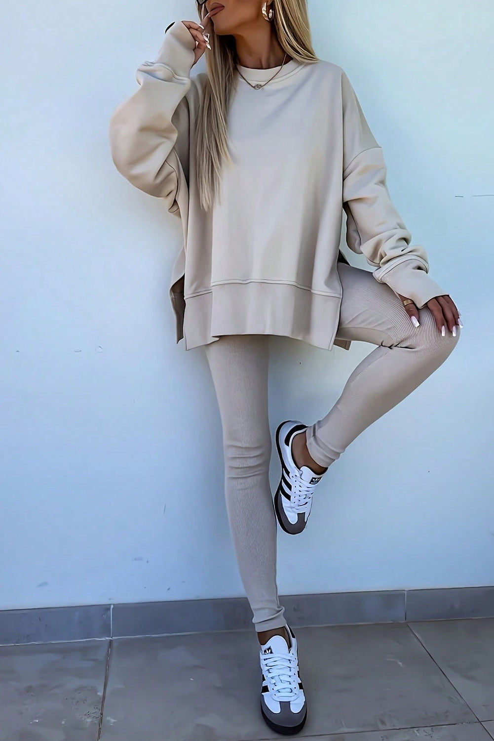 Oversized Ribbed Set September.