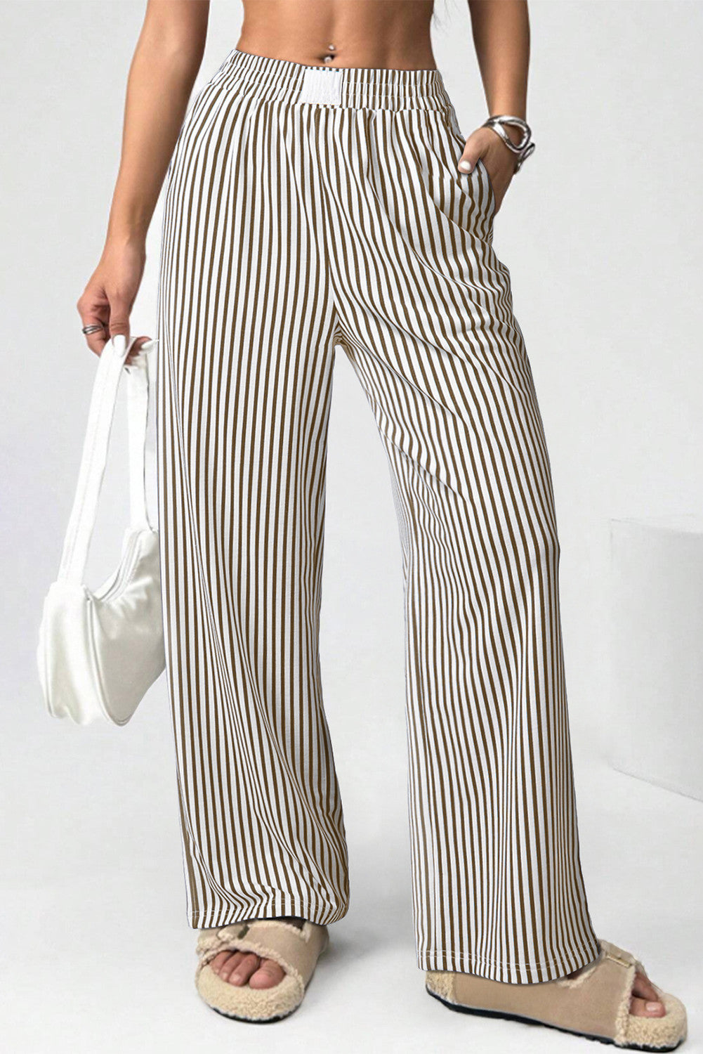 Stripe Loose Pants October.