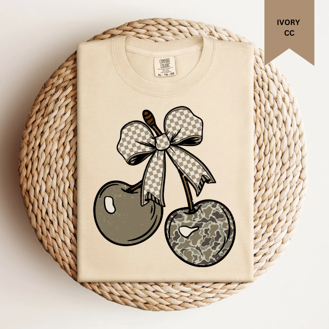 Camo Cherries Tee.