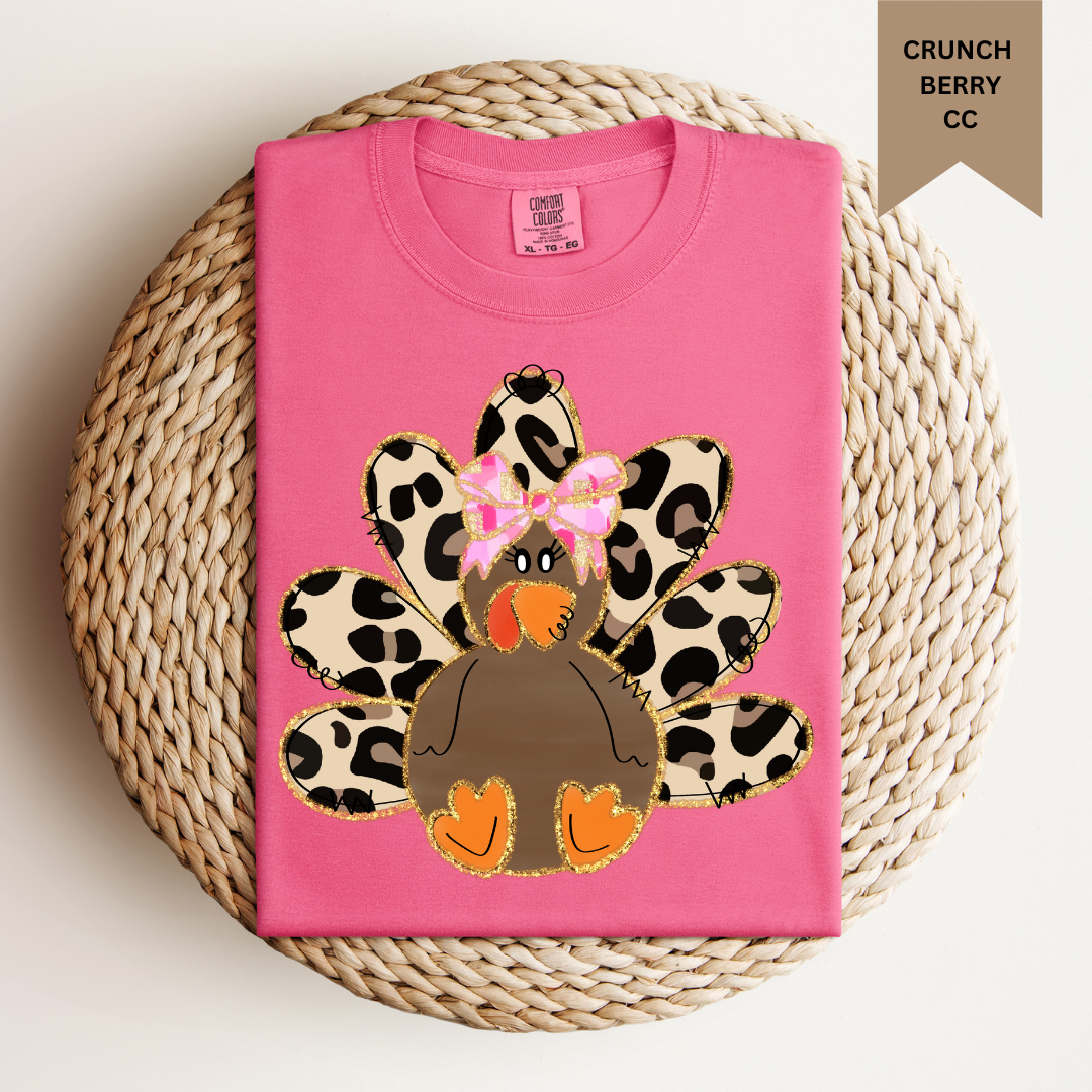 Cheetah Preppy Turkey Tee.