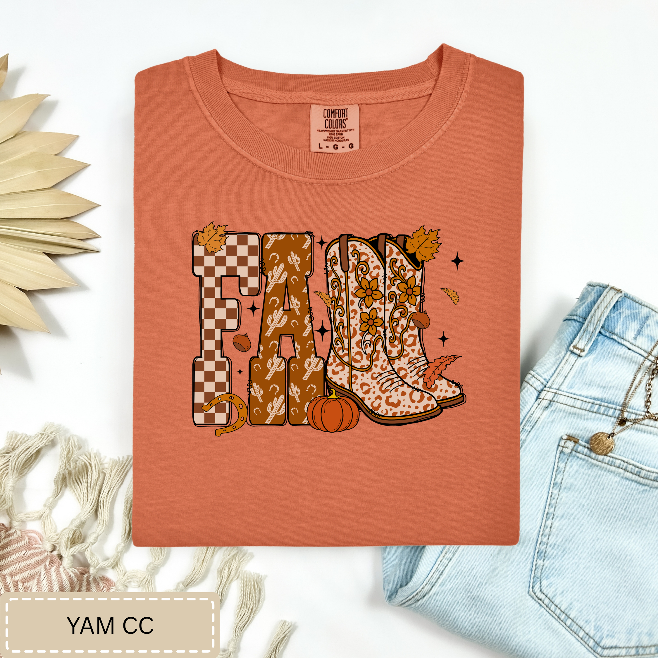 Fall With Boots Tee.