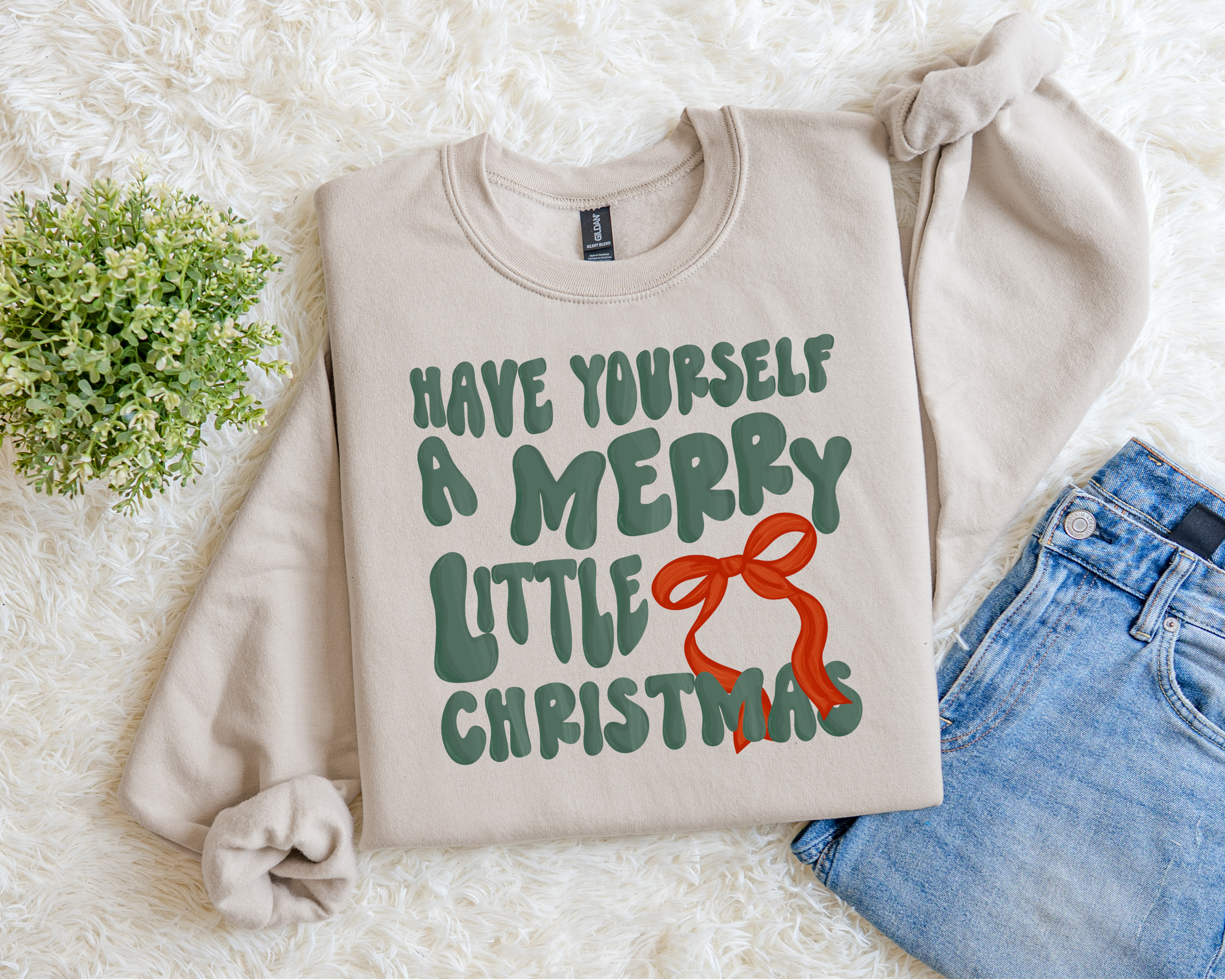 Merry Little Christmas Sweatshirt.