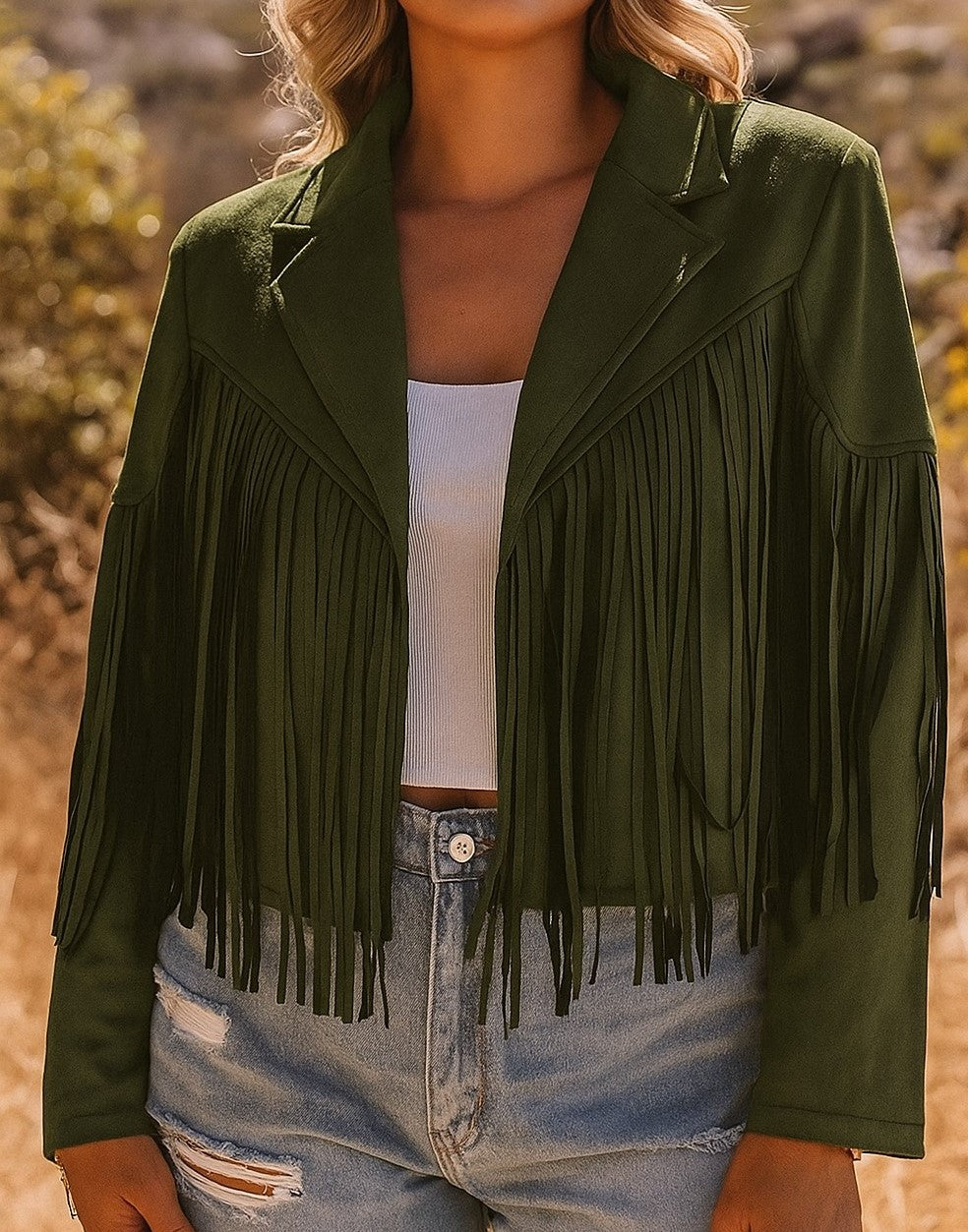Green Tassel Jacket FB